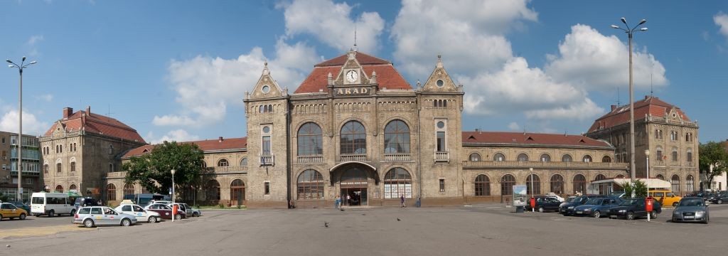 Bahnhof, Arad, Rumänien